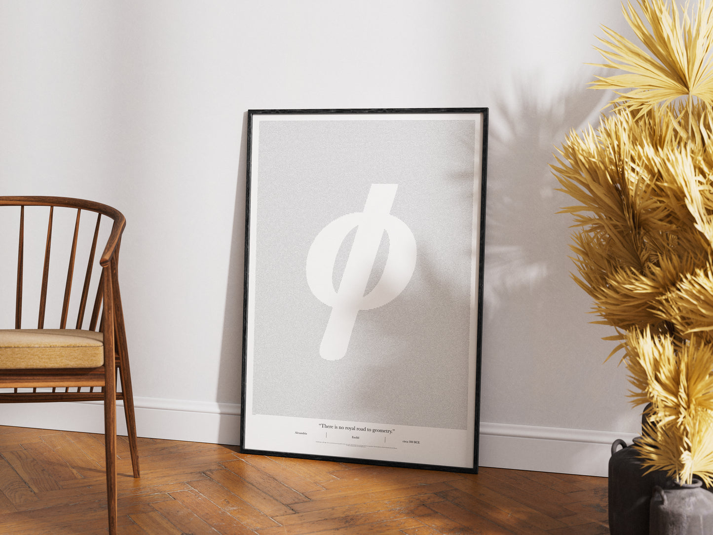 100,000 digits of Phi (φ) - Premium Semi-Glossy Paper Poster