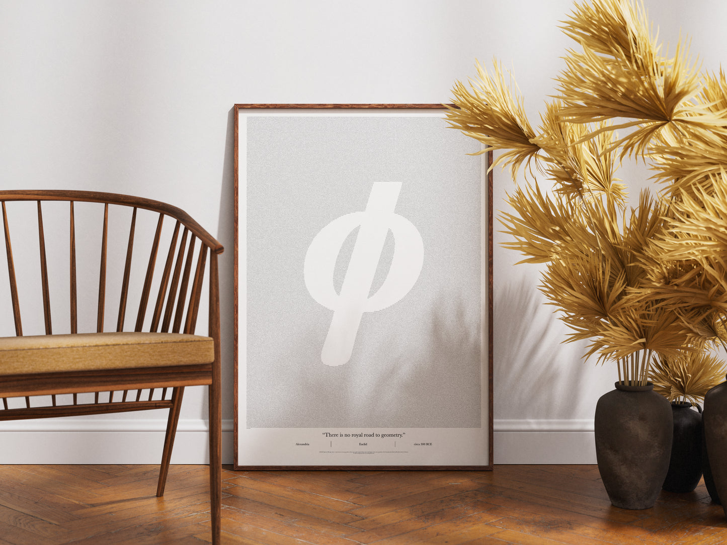 100,000 digits of Phi (φ) - Premium Semi-Glossy Paper Poster