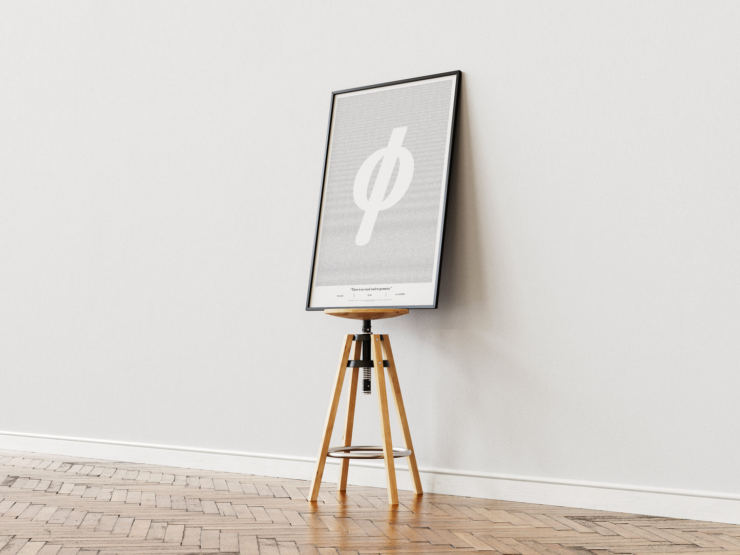 100,000 digits of Phi (φ) - Premium Semi-Glossy Paper Poster